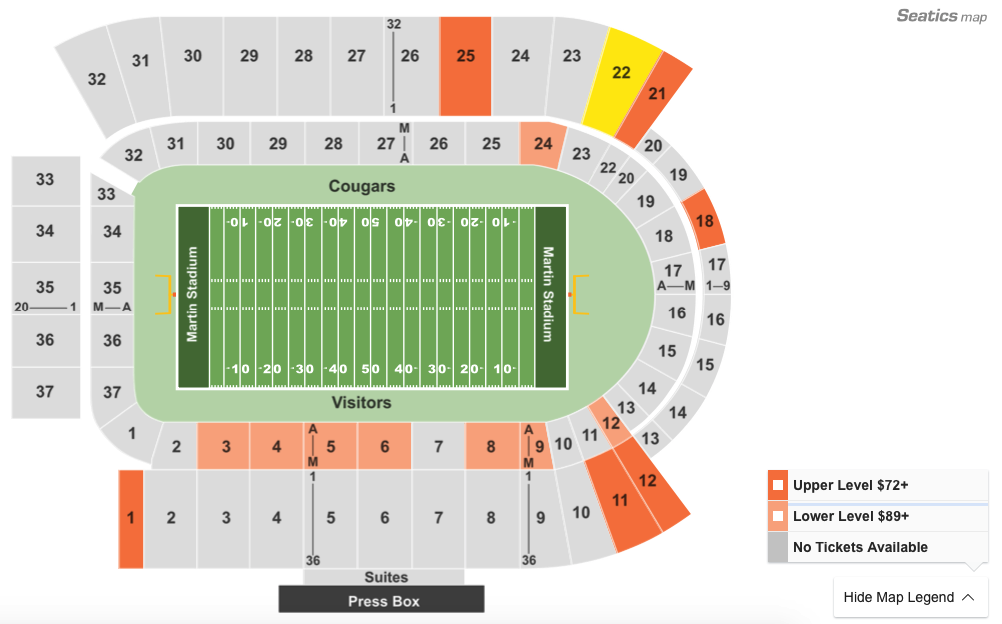 Where To Find The Cheapest Washington State Vs. UCLA Tickets At Martin